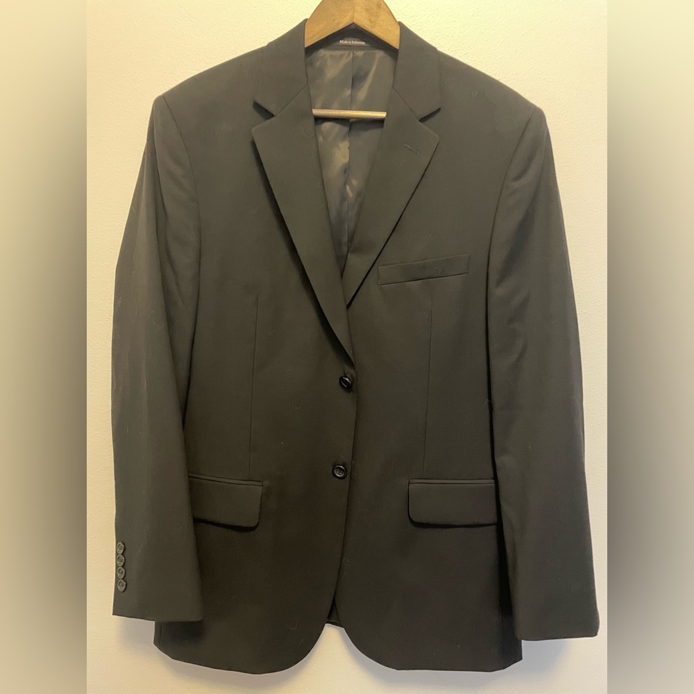 Black suit jacket by Pronto Uomo